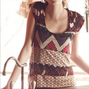 Anthropologie Weston wear calexico tier tee